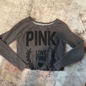 ❗️SOLD❗️ Pink, Cropped Lightweight Sweatshirt, XS